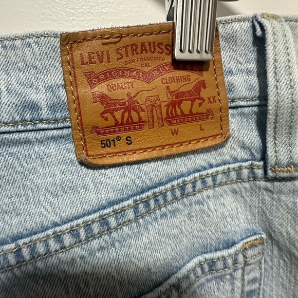 LEVI’S 501 Slim Straight High Rise Jeans Size 29 - Picture 6 of 6